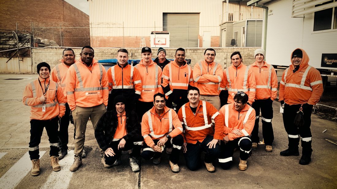 Elevation Six crew on site