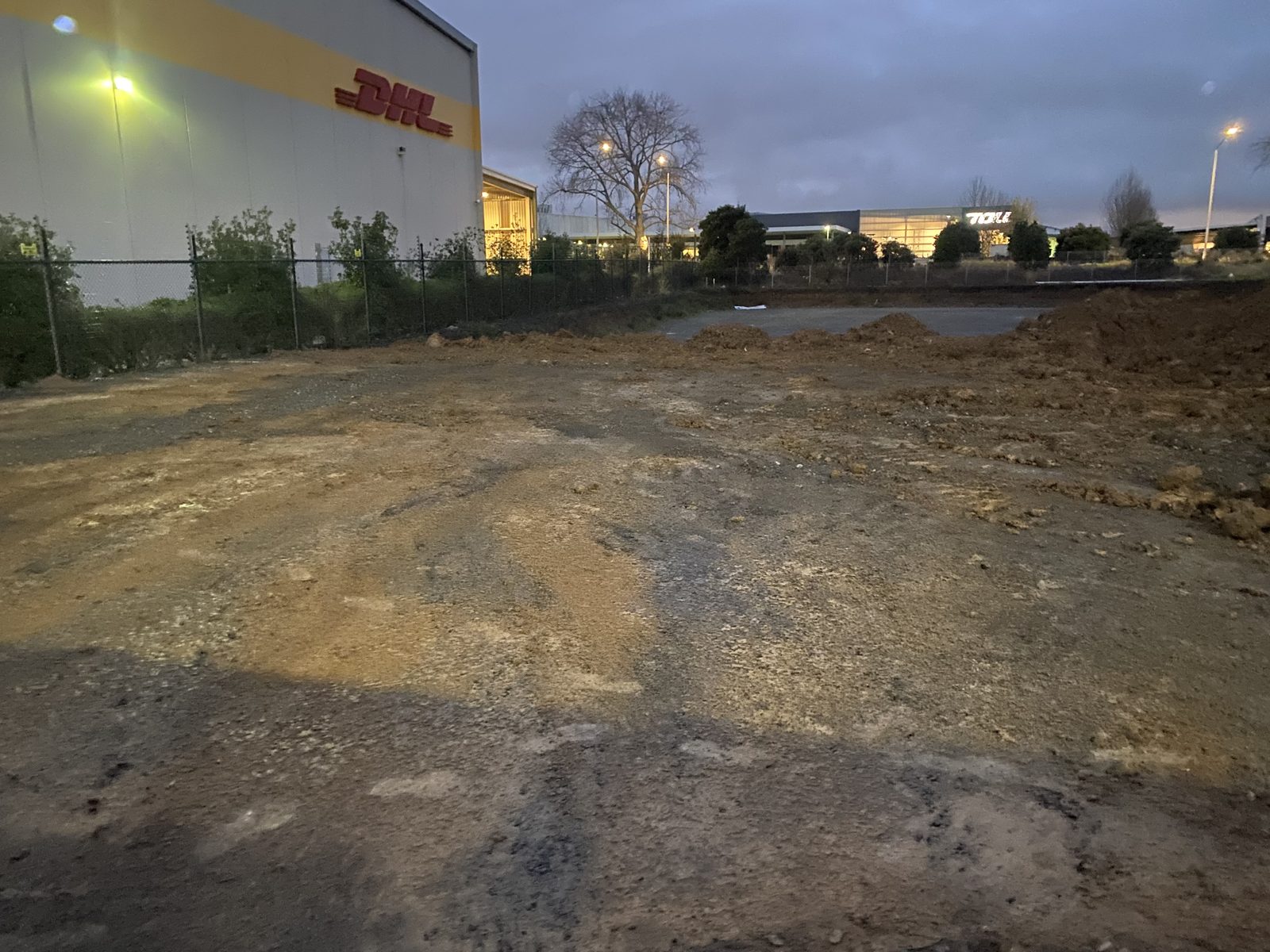 Completed groundworks on an Elevation Six site